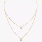 [MIRA] Diamond Necklace My Twin 2 Rows