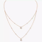 [MIRA] Diamond Necklace My Twin 2 Rows