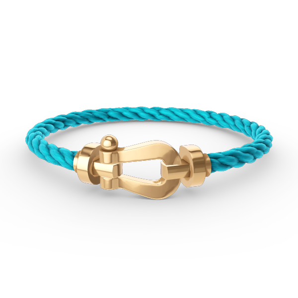 ??MIRA?¡¥FORCE LARGE HORSESHOE NO DIAMOND BRACELET GOLD