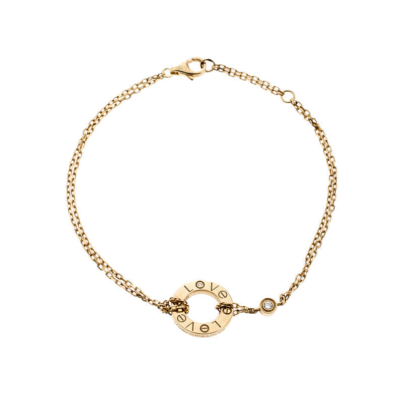 ??MIRA?¡¥LOVE BRACELET 2 DIAMOND