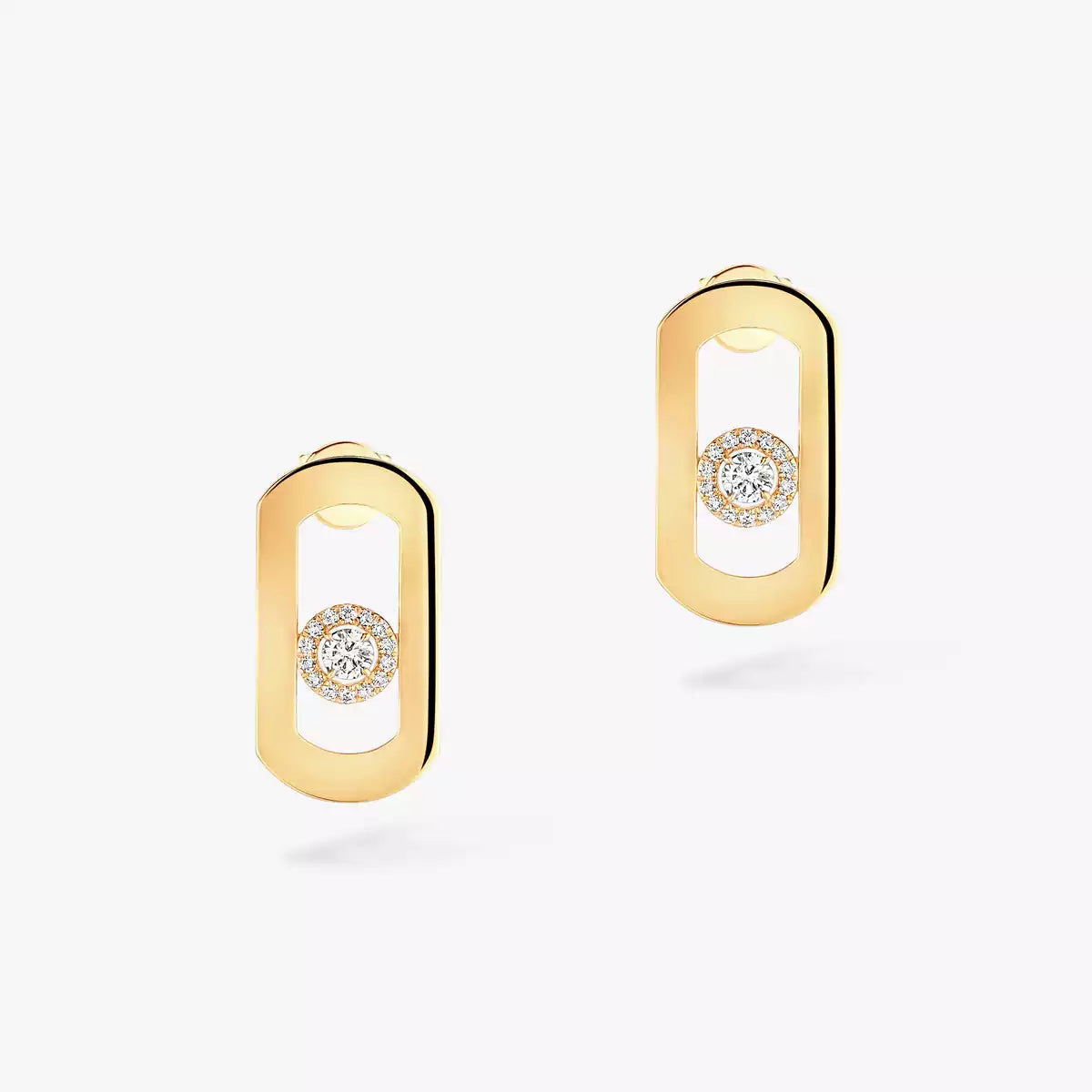 [MIRA]So Move Diamond Earrings in Yellow Gold