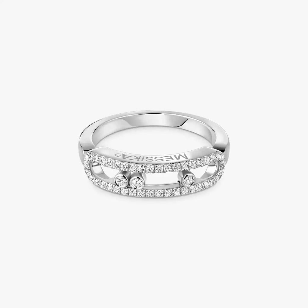 [MIRA]  Baby Move Gold Diamond Pave_ Ring