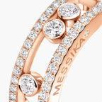 [MIRA]  Move Gold Diamond Pave_ Ring