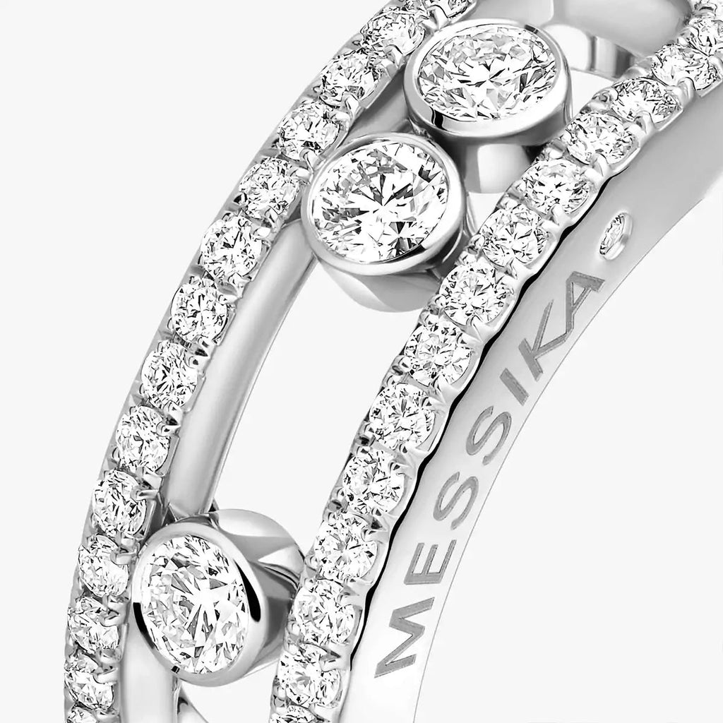 [MIRA]  Move Gold Diamond Pave_ Ring