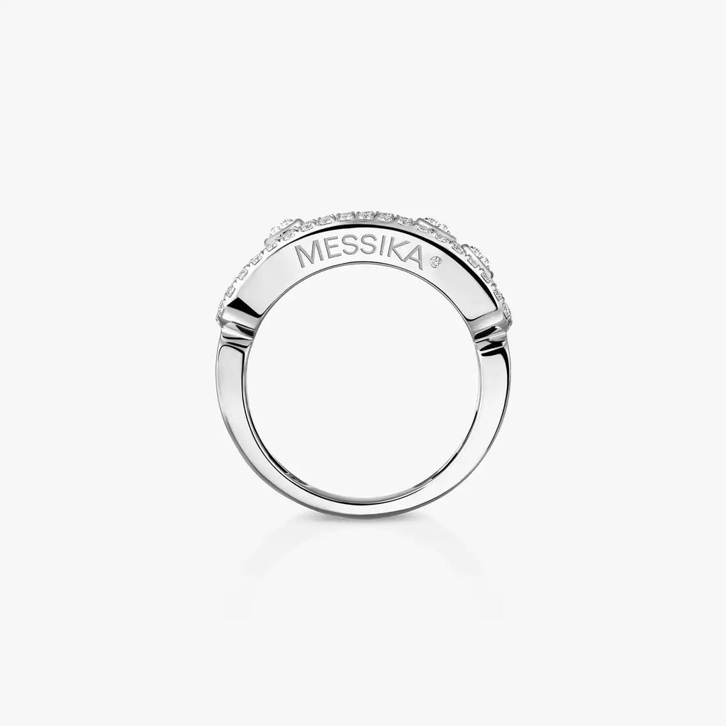 [MIRA]  Move Gold Diamond Pave_ Ring