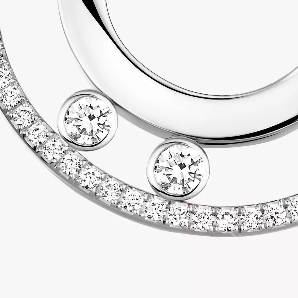 [MIRA]Move Romane Small Diamond Hoop Earrings