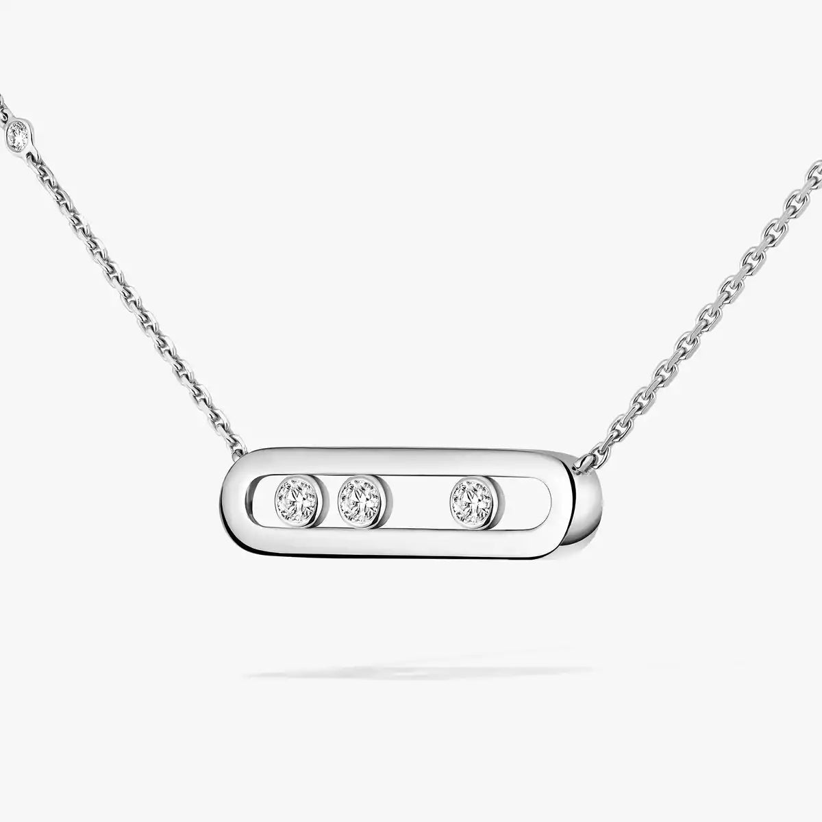 [MIRA]  Baby Move Gold Diamond Necklace