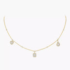 [MIRA] My Twin Diamond Necklace in Silver