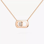 [MIRA] So Move Diamond Necklace in Gold