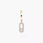 [MIRA]Move Uno Single Diamond Hoop Earring