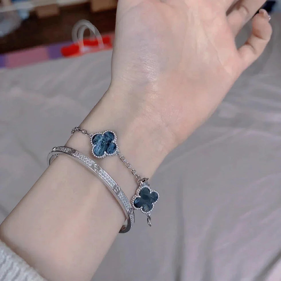 [MIRA]New CLOVER 5 MOTIF PIETERSITE BRACELET COLLECTION