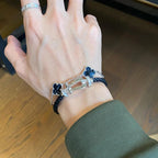[MIRA]New CLOVER 5 MOTIF PIETERSITE BRACELET COLLECTION