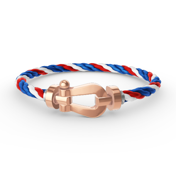 ??MIRA?¡¥FORCE LARGE HORSESHOE NO DIAMOND BRACELET ROSE GOLD