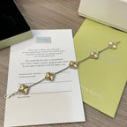 [MIRA]New  CLOVER 5 MOTIF LASER BRACELET COLLECTION