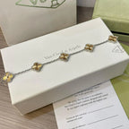 [MIRA]New  CLOVER 5 MOTIF LASER BRACELET COLLECTION
