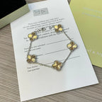 [MIRA]New  CLOVER 5 MOTIF LASER BRACELET COLLECTION