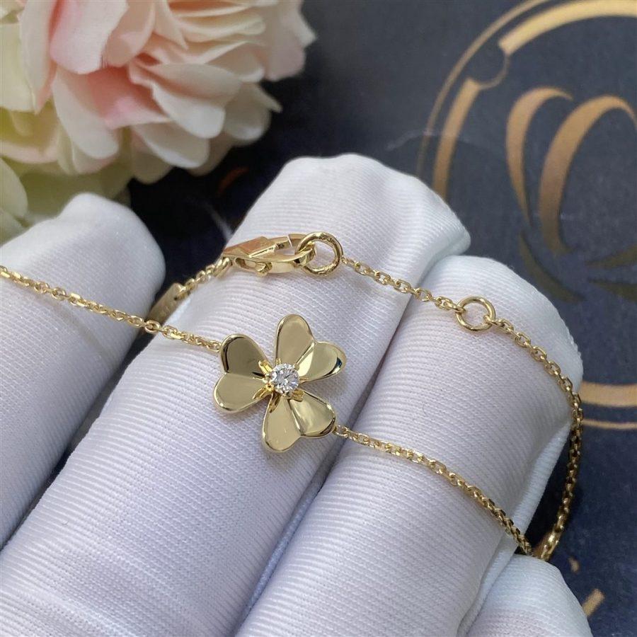??MIRA?¡¥FRIVOLE GOLD FLOWER BRACELET