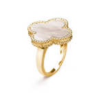 ??MIRA?¡¥CLOVER WHITE MOP RING