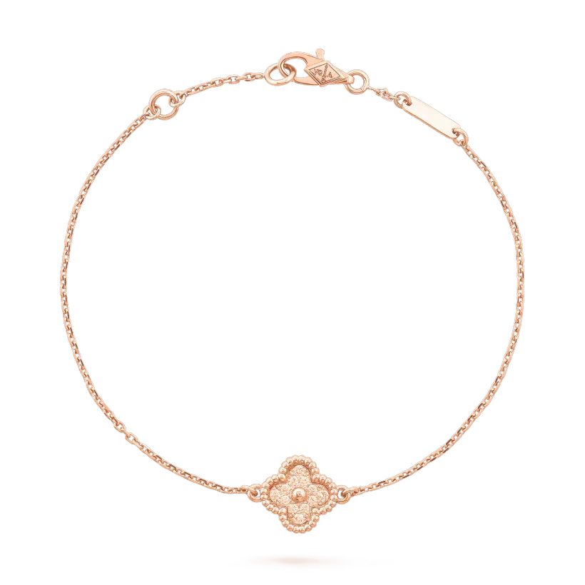 ??MIRA?¡¥CLOVER SINGLE FLOWER BRACELET