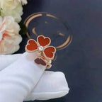 ??MIRA?¡¥SWEET CLOVER CARNELIAN RING