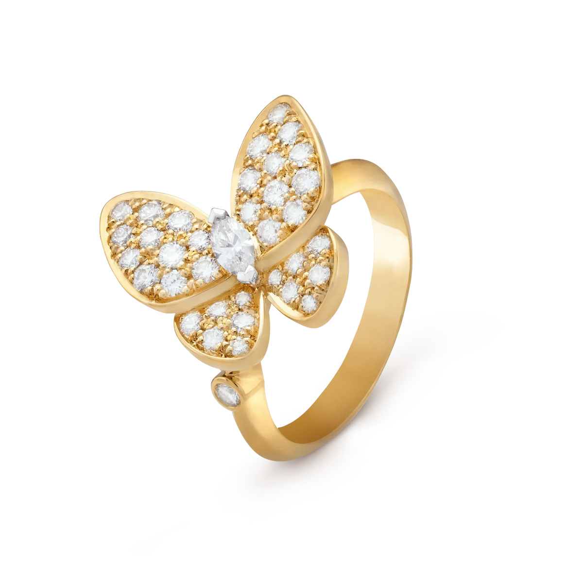 ??MIRA?¡¥BUTTERFLY DIAMOND RING