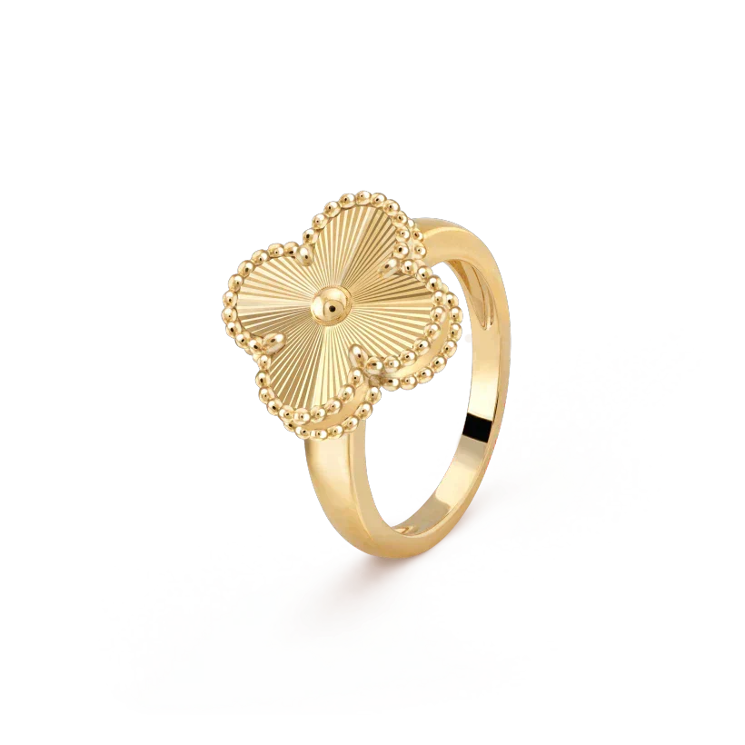 ??MIRA?¡¥CLOVER GOLD RING