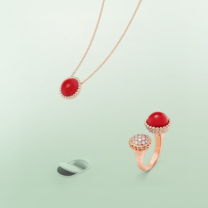 ??MIRA?¡¥PERLEE COULEURS DIAMOND ROSE GOLD BETWEEN THE FINGER RING