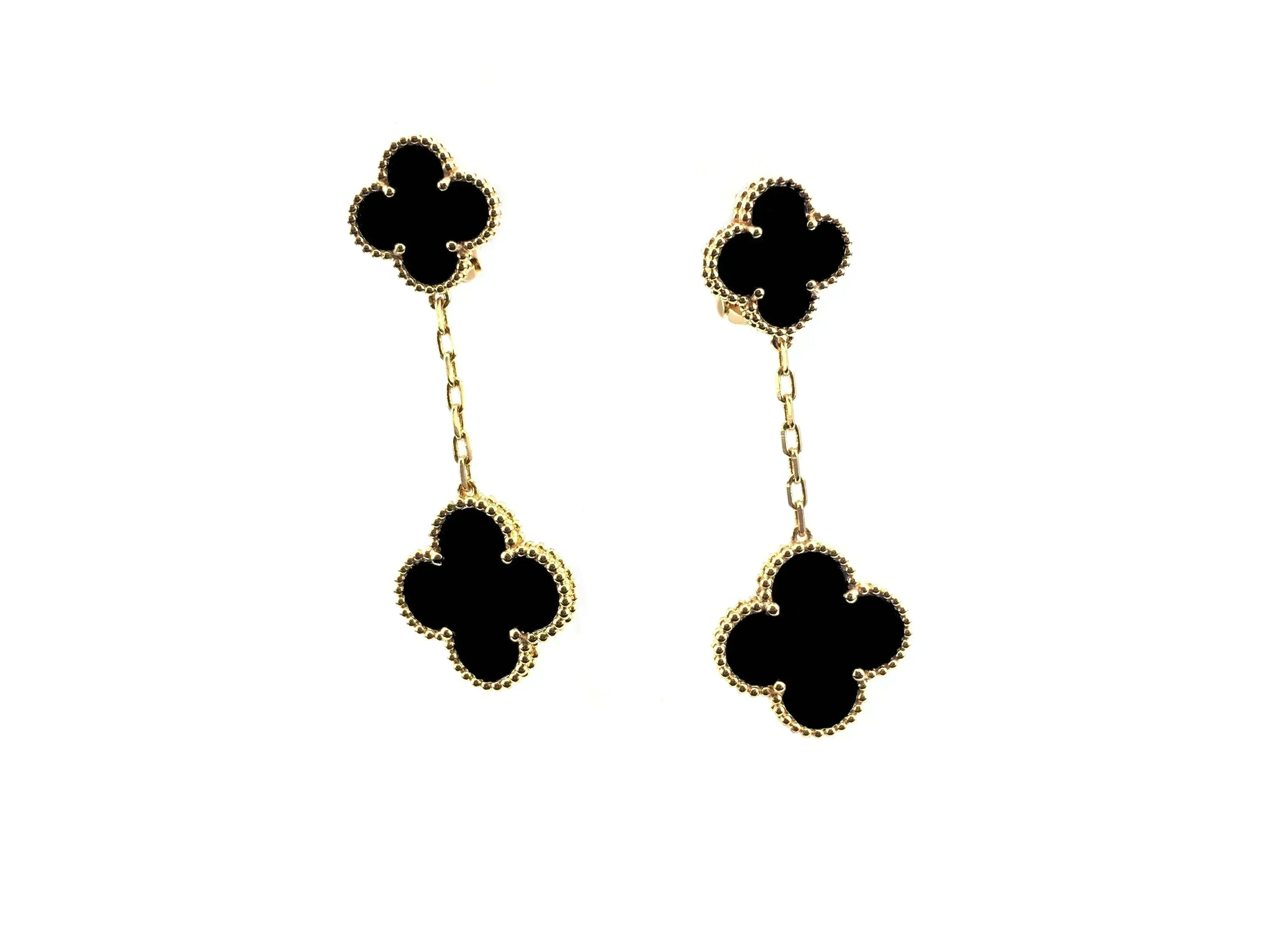 ??MIRA?¡¥CLOVER 2 MOTIFS  EARRINGS (MULTIPLE CHOICESC