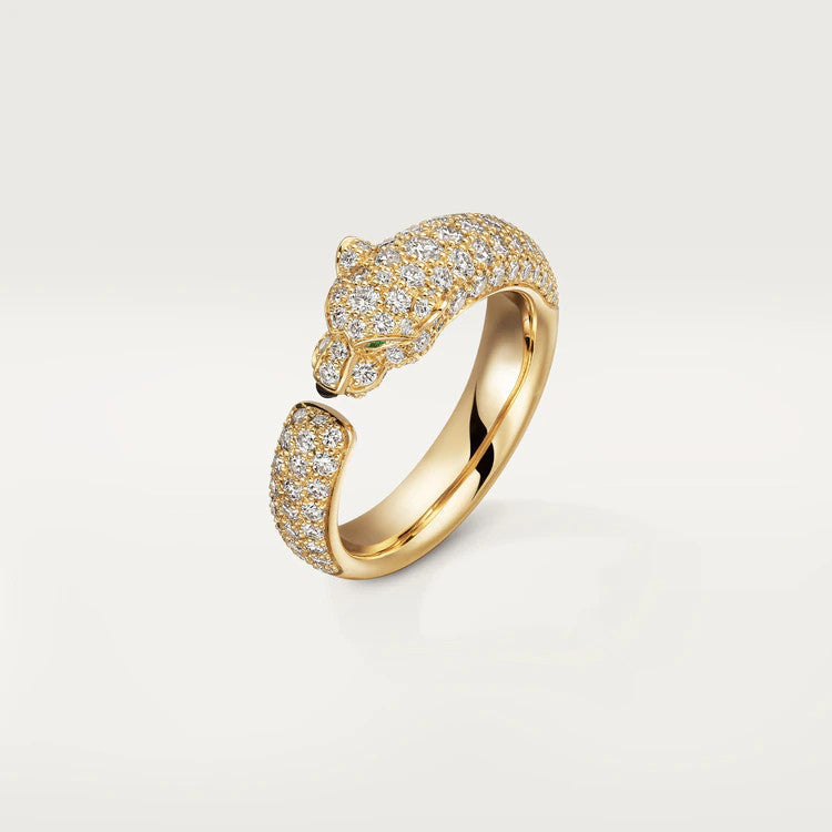 ??MIRA?¡¥PANTHERE PINK GOLD DIAMOND RING