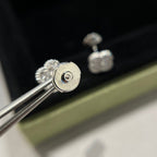 ??MIRA?¡¥CLOVER MINI DIAMOND STUD EARRINGS